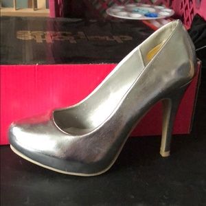 Silver heels